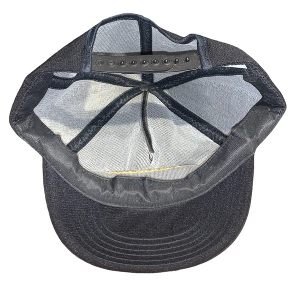 VTG 90s Fiberloc Polymer Composites Snapback Trucker Hat Made in USA - Picture 4 of 6